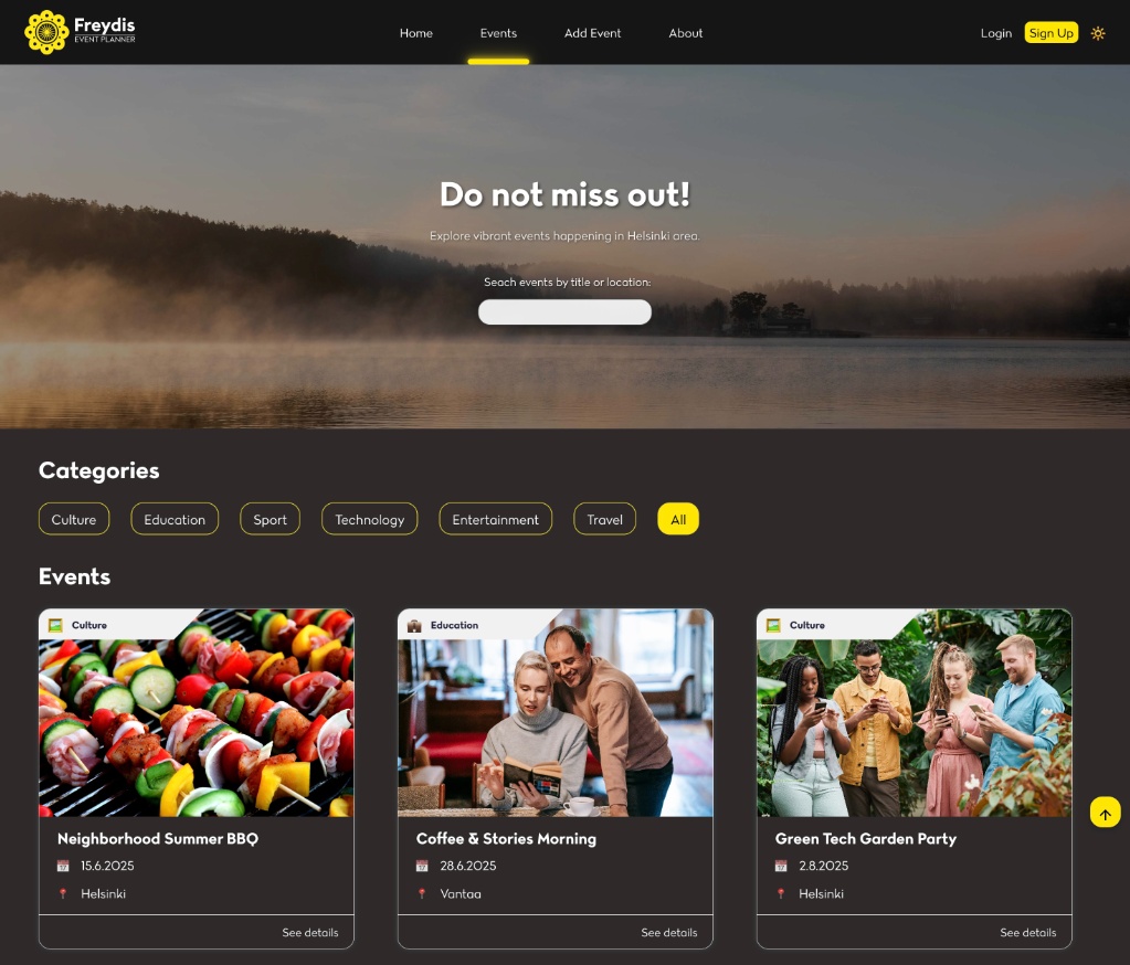 Finnish Event Planner